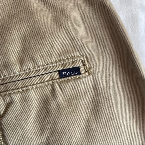 Polo by Ralph Lauren Mens Shorts 33 Beige 100% Cotton - Picture 4 of 6